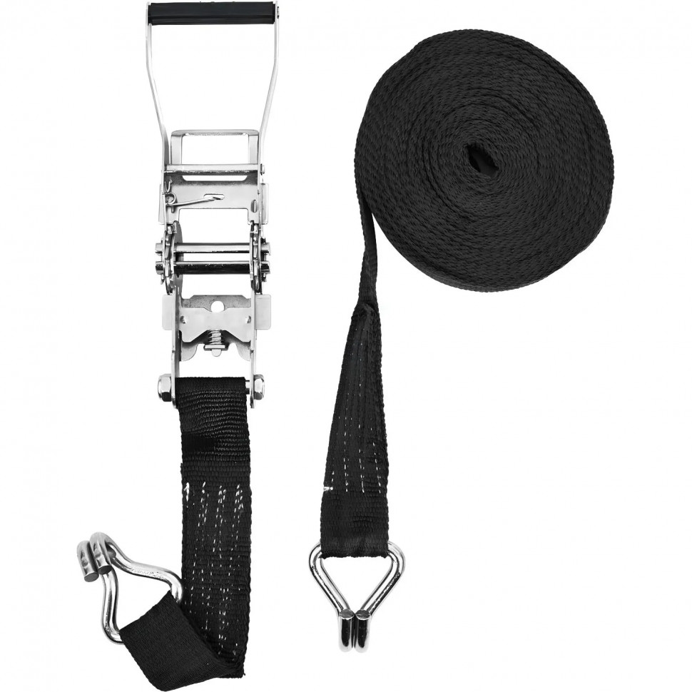 Ремень крепления груза STVOL, с храповиком, 12 м, 10 т, шт (SRS6) Ремень крепления груза STVOL, с храповиком, 12 м, 10 т, шт (SRS6)