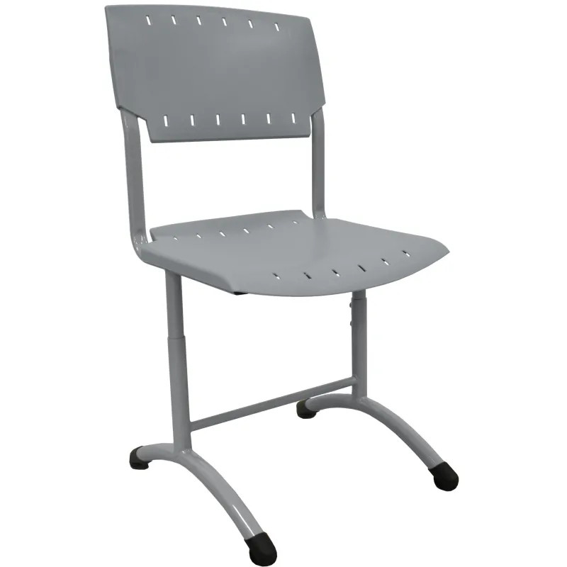 Стул ученический 0MX_GL_SIGMA,рег 4-6 гр.р,380-46мм, RAL7004, пласт.RAL7040