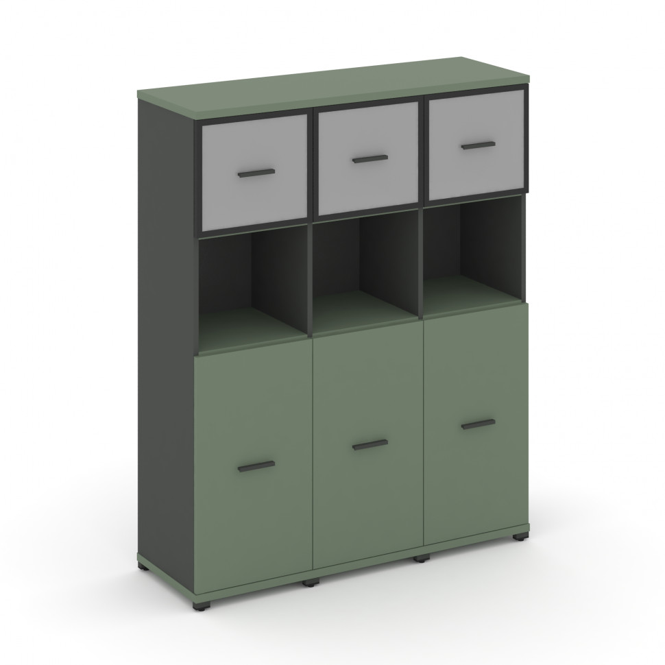 Concept Шкаф 3 узкие секции, 4 ниши CN.STU-435 RMB A Кобо/Антрацит/Металл Антрацит/Сатин 1252*420*15 Concept Шкаф 3 узкие секции, 4 ниши CN.STU-435 RMB A Кобо/Антрацит/Металл Антрацит/Сатин 1252*420*15