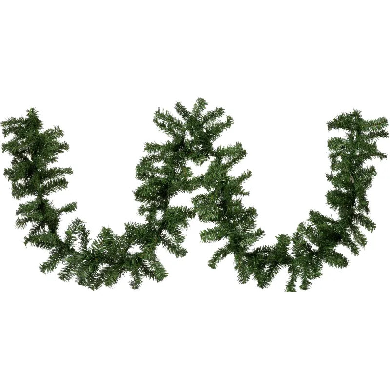 Гирлянда хвойная 270x25 см, ПВХ, зеленая без украшений HD-MG09(H/T)