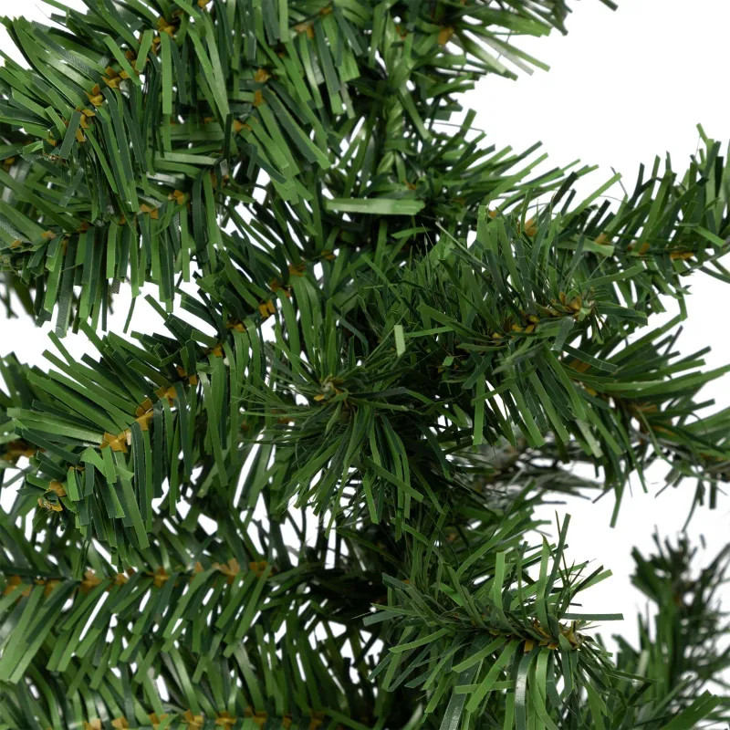 Гирлянда хвойная 270x25 см, ПВХ, зеленая без украшений HD-MG09(H/T)