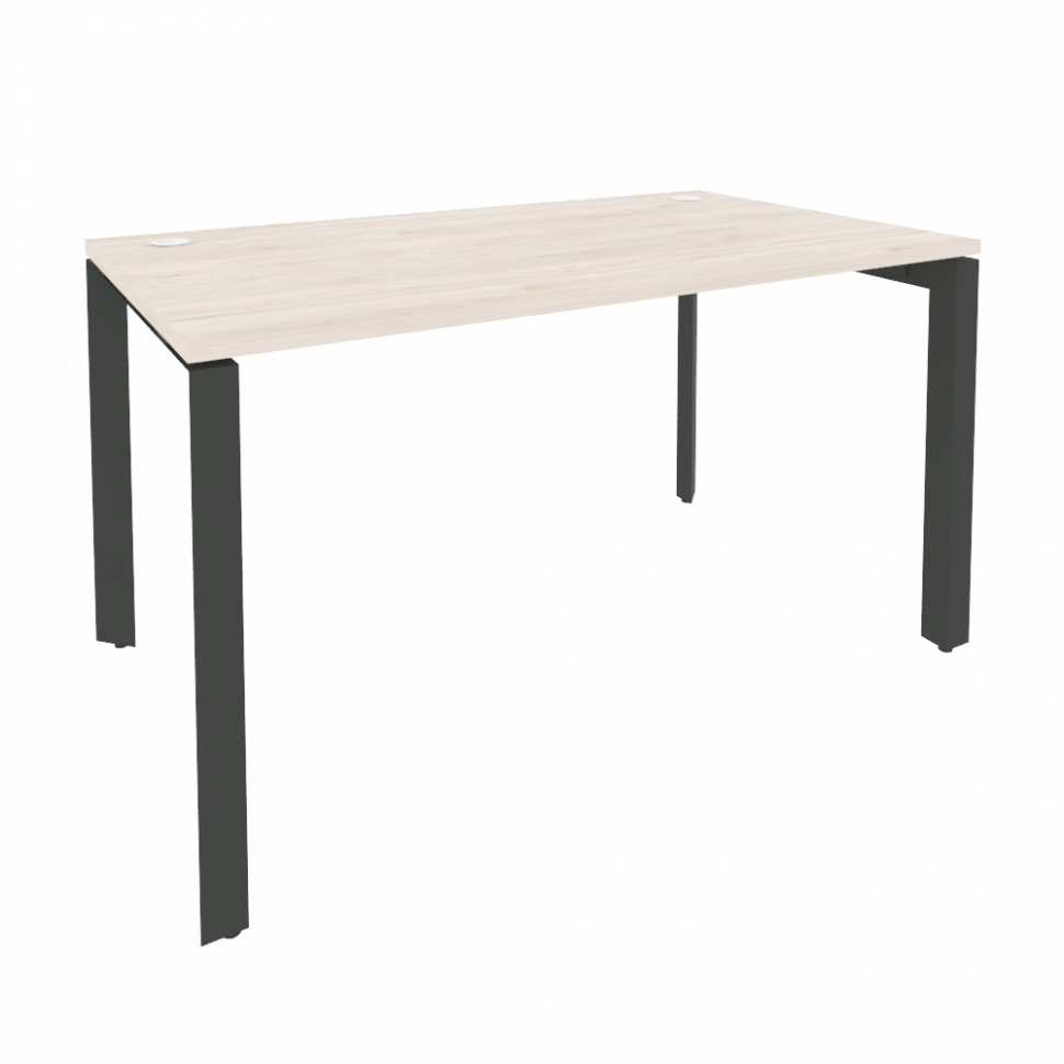 Onix Стол рабочий на П-образном м/к O.MP-SP-3.8 Денвер Светлый/Металл Антрацит 1380*800*750 Onix Стол рабочий на П-образном м/к O.MP-SP-3.8 Денвер Светлый/Металл Антрацит 1380*800*750