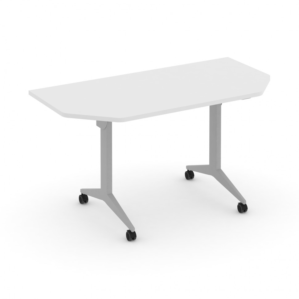 X-Pull Стол складной мобильный X.M-7.T1 Белый Бриллиант/Металл Серый 1440*720*753 X-Pull Стол складной мобильный X.M-7.T1 Белый Бриллиант/Металл Серый 1440*720*753