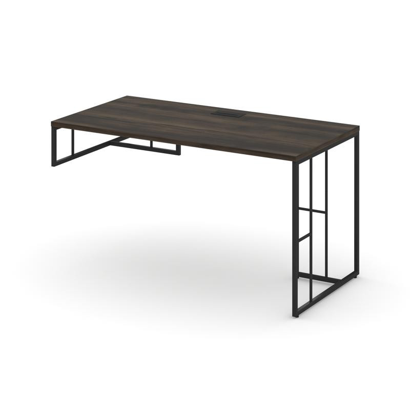 Rift Стол письменный для опорной тумбы левый RF.SPOT-015 (L) Дуб Мали/Металл Черный 1780*700*750