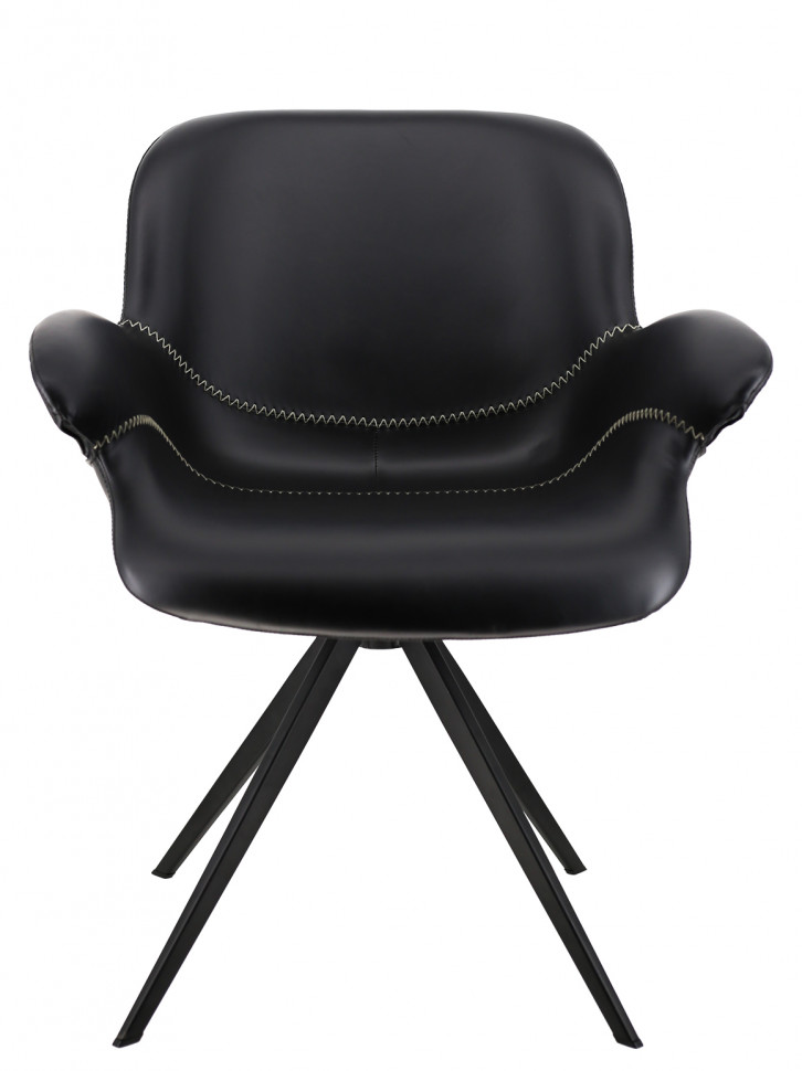 Обеденное кресло Everprof Aurora (Аврора) Экокожа Черный Обеденное кресло Everprof Aurora (Аврора) Экокожа Черный