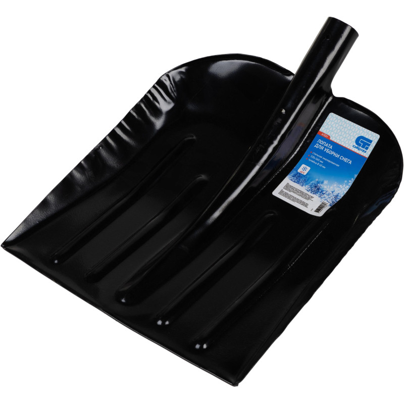 Лопата для уборки снега Сибртех стальн эмалир 33х36,5 см без черенка 61531