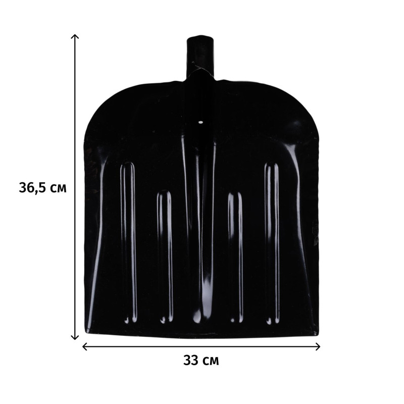 Лопата для уборки снега Сибртех стальн эмалир 33х36,5 см без черенка 61531