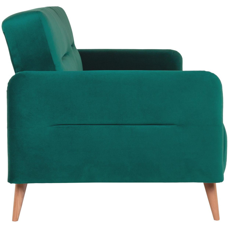 Диван 0MX_ХД Finsoffa HYGGE Relax 3,раскл.2подушки,тк.вел Formula 668 зелен