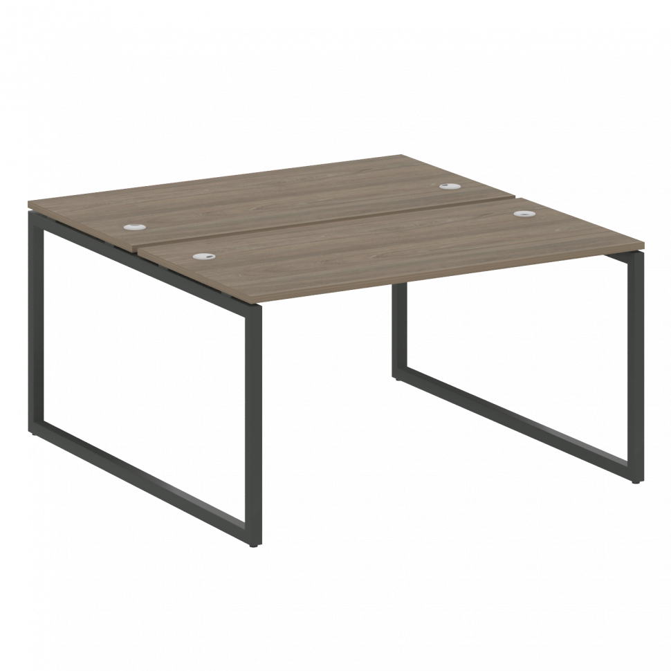 Metal System Quattro Рабочая станция на О-образном м/к 40БО.РАС-СП-2.3 Вяз Благородный/Металл Антрац Metal System Quattro Рабочая станция на О-образном м/к 40БО.РАС-СП-2.3 Вяз Благородный/Металл Антрац