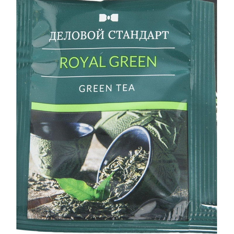 Чай Деловой Стандарт Royal Green tea зеленый, 100 пакx2гр