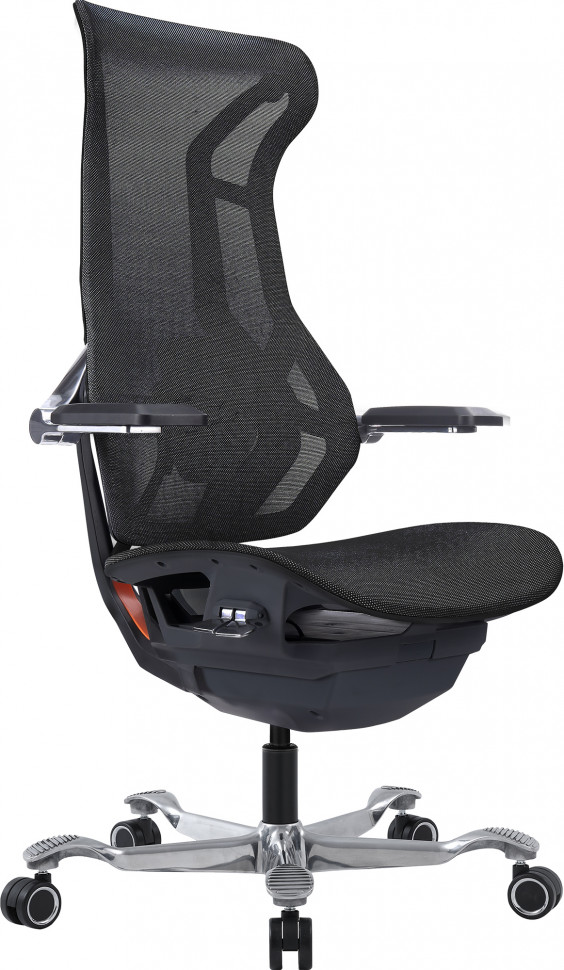 Эргономичное кресло Everprof Atom Black (Атом Блэк) Сетка Черный