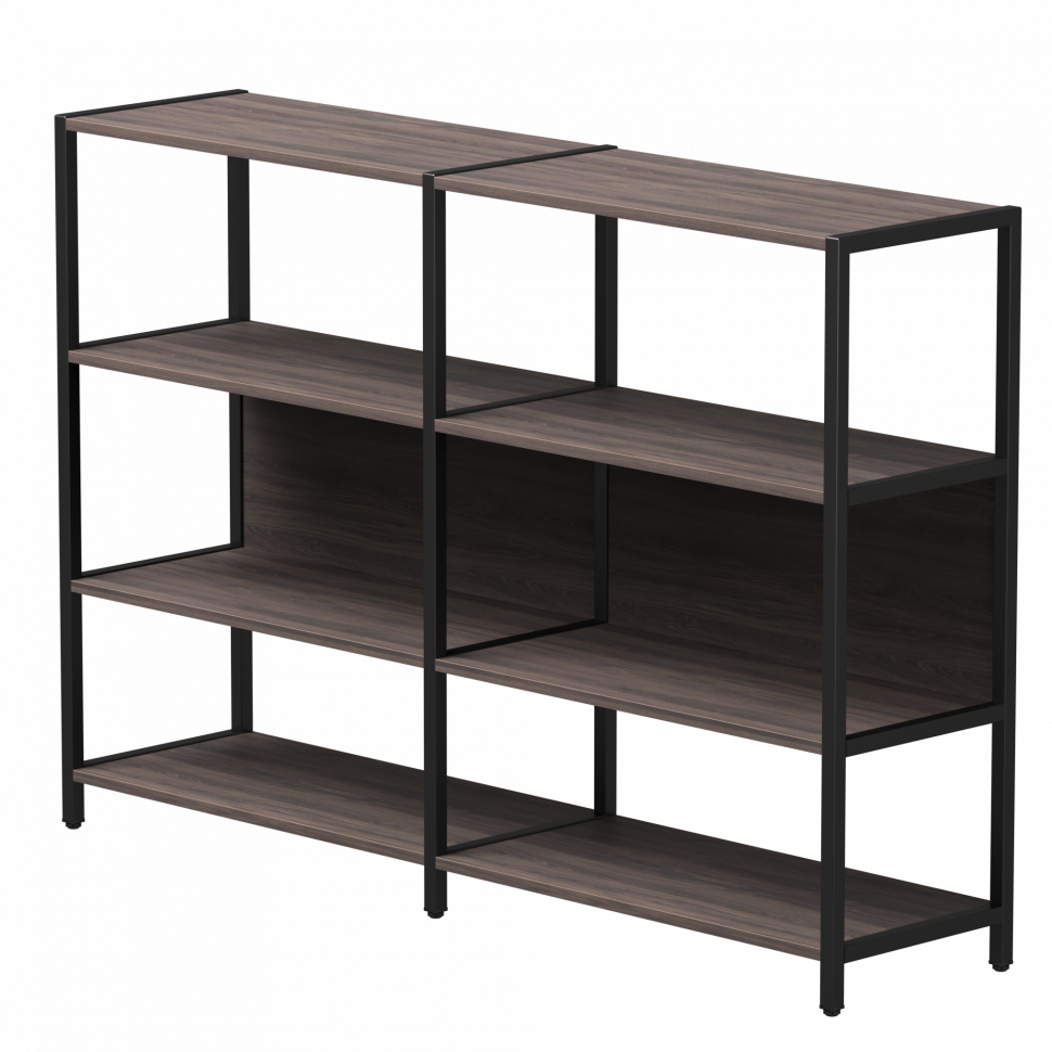 Набор стеллажных систем №1 Everprof EVO (ЭВО) 1635x385x1120 Дуб Пасадена/Черный