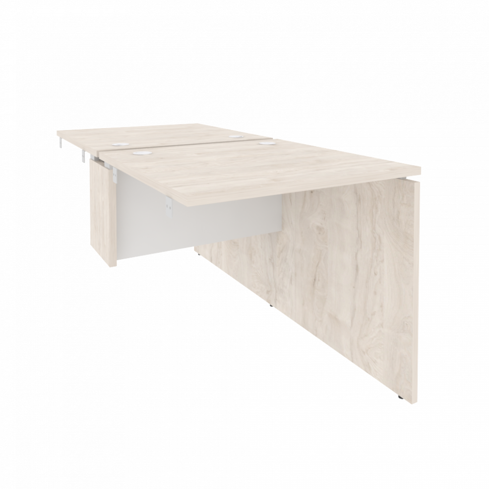 Onix Стол-приставка двойной к опорным элементам O.D.SPR-0.8 Денвер Светлый/Белый Бриллиант 780*1635* Onix Стол-приставка двойной к опорным элементам O.D.SPR-0.8 Денвер Светлый/Белый Бриллиант 780*1635*