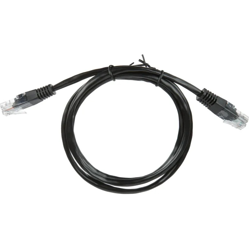 Патч-корд BigTech OPCC008 UTP CCA кат.5e/1м/литой/многожильный (черный) Патч-корд BigTech OPCC008 UTP CCA кат.5e/1м/литой/многожильный (черный)