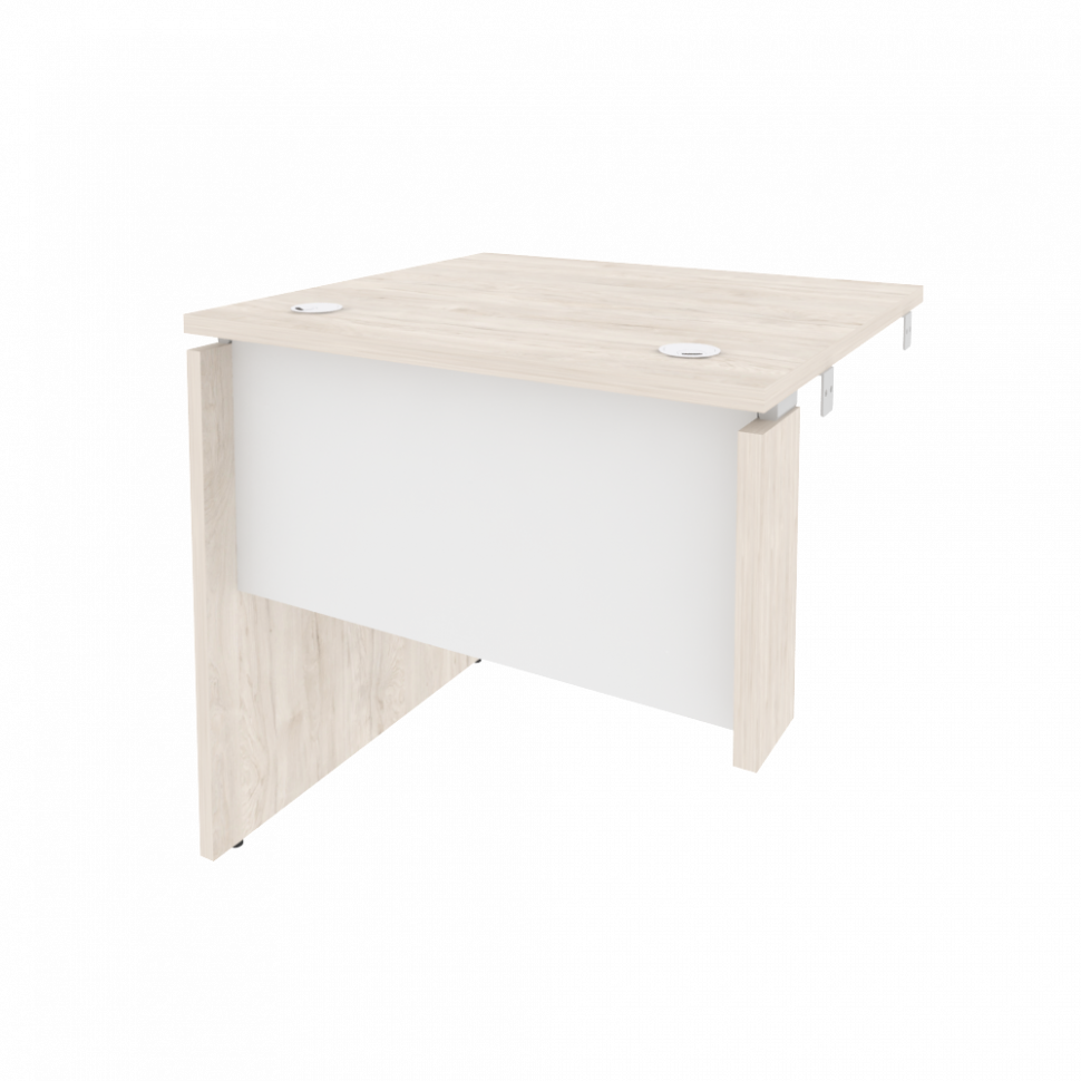 Onix Стол-приставка левый к опорным элементам O.SPR-0.7 (L) Денвер Светлый/Белый Бриллиант 780*720*7 Onix Стол-приставка левый к опорным элементам O.SPR-0.7 (L) Денвер Светлый/Белый Бриллиант 780*720*7