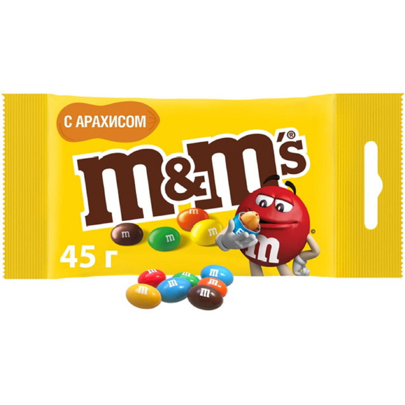 Драже M&amp;M`s с арахисом 45г