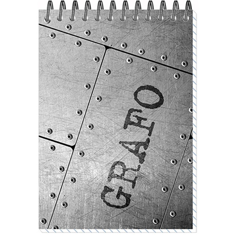 Блокнот ГРАФО спираль А6 50л. клетка