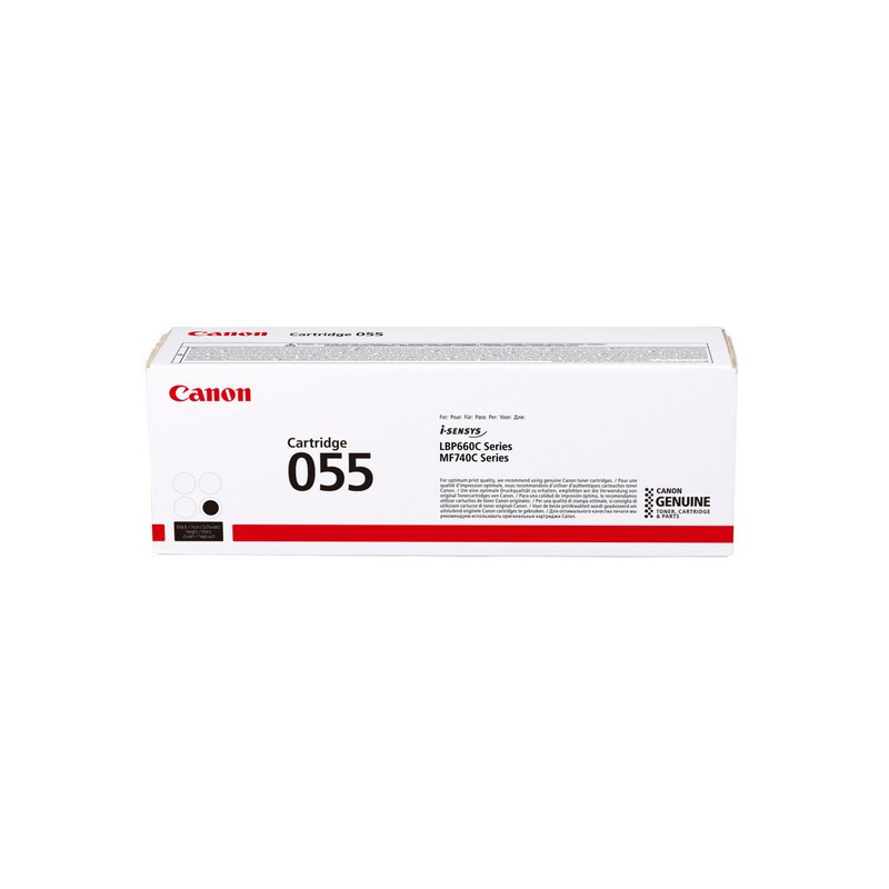 Картридж лазерный Canon 055 BK 3016C002/003 чер. для MF746Cx/LBP664Cx