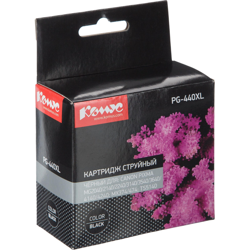 Картридж струйный Комус PG-440XL (5216B001) чер. для PIXMA MG2140/3140 Картридж струйный Комус PG-440XL (5216B001) чер. для PIXMA MG2140/3140