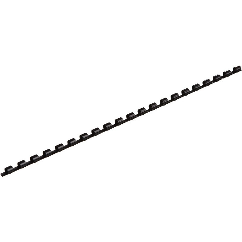 Пружины для переплета пластиковые Promega office 6мм черные 100шт/уп.