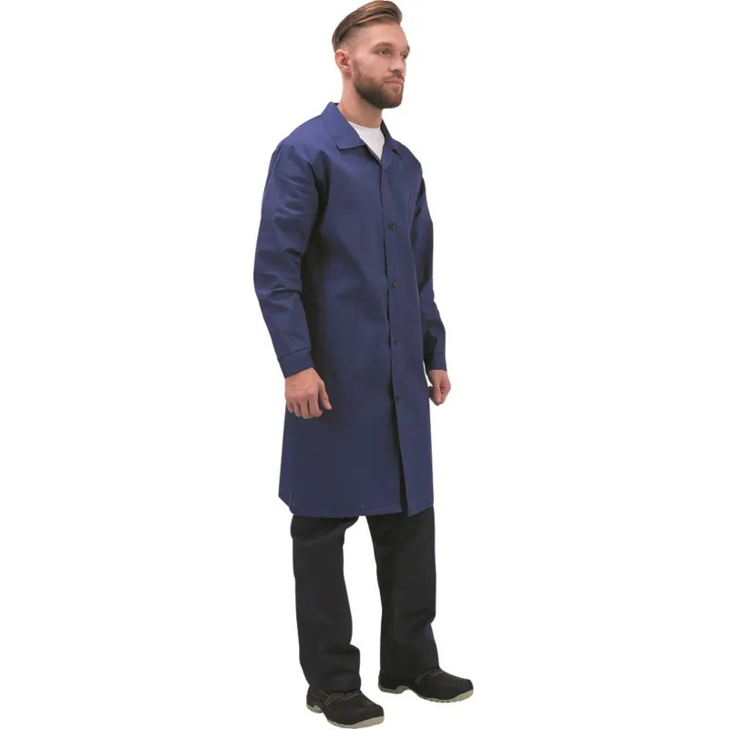 Халат мужской у02-ХЛ синий (р.56-58) 170-176