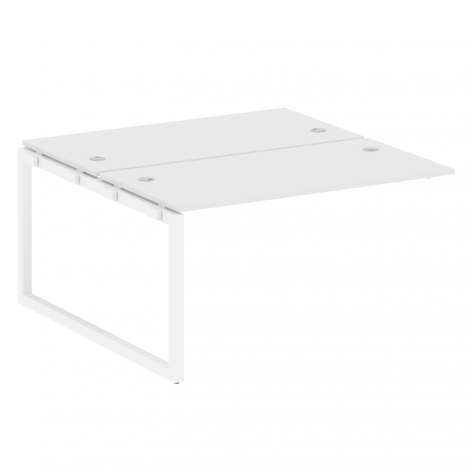 Metal System Quattro Проходной элемент рабочей станции на О-образном м/к 50БО.ПРС-СП-2.3 Белый/Метал Metal System Quattro Проходной элемент рабочей станции на О-образном м/к 50БО.ПРС-СП-2.3 Белый/Метал