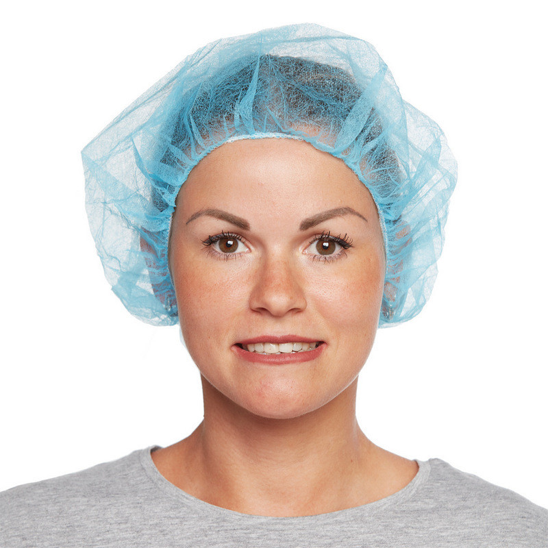 Шапочка берет н/с неткан. голубая Klever 100шт/уп. 1000шт/кор. Шапочка берет н/с неткан. голубая Klever 100шт/уп. 1000шт/кор.