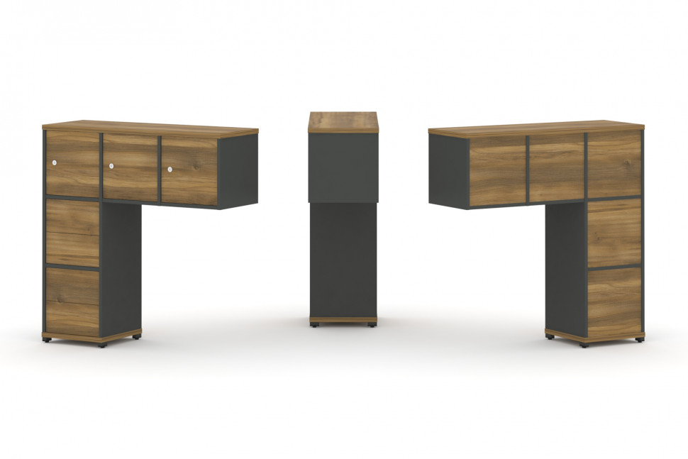 Concept Надставка низкая CN.ONN-005 Сандал Янтарный/Антрацит/Металл Антрацит 1099*365*1130 Concept Надставка низкая CN.ONN-005 Сандал Янтарный/Антрацит/Металл Антрацит 1099*365*1130