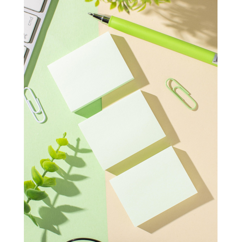 Стикеры ATTACHE с клеев.краем 51х51 салатовый 100л