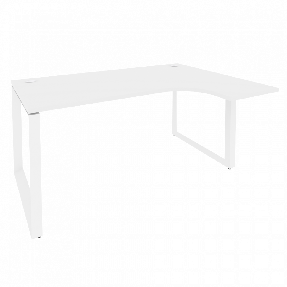 Onix Стол эргономичный правый на О-образном м/к O.MO-SA-4 (R) Белый Бриллиант/Металл Белый 1580*1180 Onix Стол эргономичный правый на О-образном м/к O.MO-SA-4 (R) Белый Бриллиант/Металл Белый 1580*1180