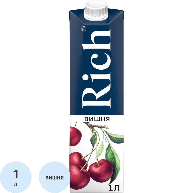 Нектар Rich вишня 1л