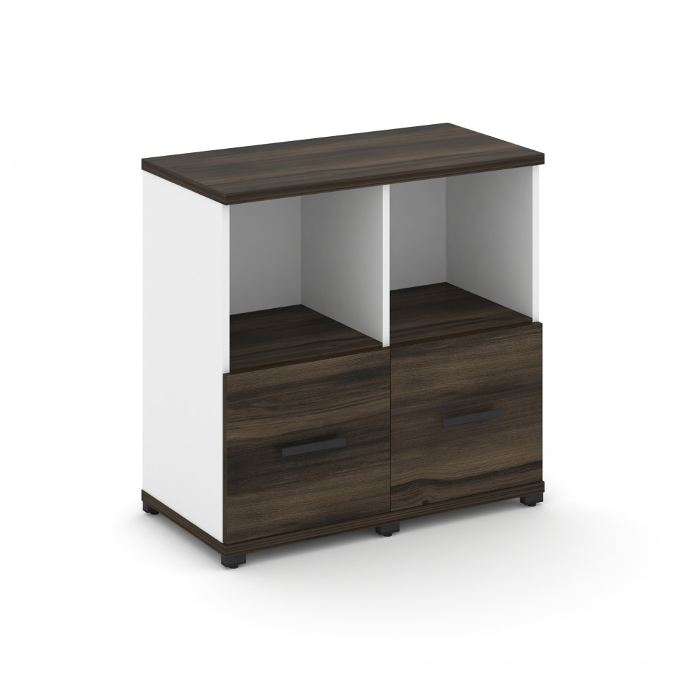 Concept Шкаф 2 узкие секции, 2 ниши CN.STU-221 B Дуб Мали/Белый Бриллиант/Металл Черный 836*420*818 Concept Шкаф 2 узкие секции, 2 ниши CN.STU-221 B Дуб Мали/Белый Бриллиант/Металл Черный 836*420*818