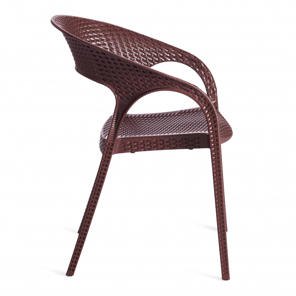 Кресло TINTO (mod. PC59) / 1 шт. в упаковке пластик,  60 х 63 х 83 см, Brown (коричневый) 14