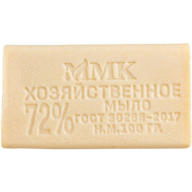 Мыло хозяйственное 72 % в прозрачной обертке флоупак 100 гр_СпбКзнВлгКр