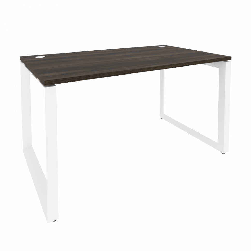 Onix Стол рабочий на О-образном м/к O.MO-SP-3.8 Дуб Мали/Металл Белый 1380*800*750