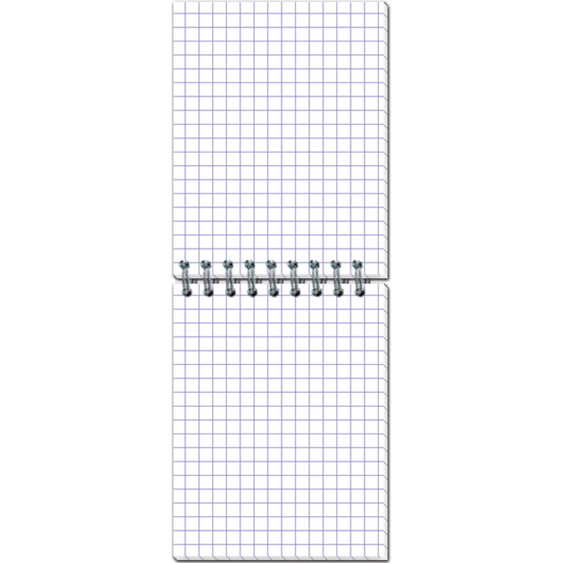 Блокнот на спирали А7 40л.  БИЗНЕС ATTACHE 14с153 клет.