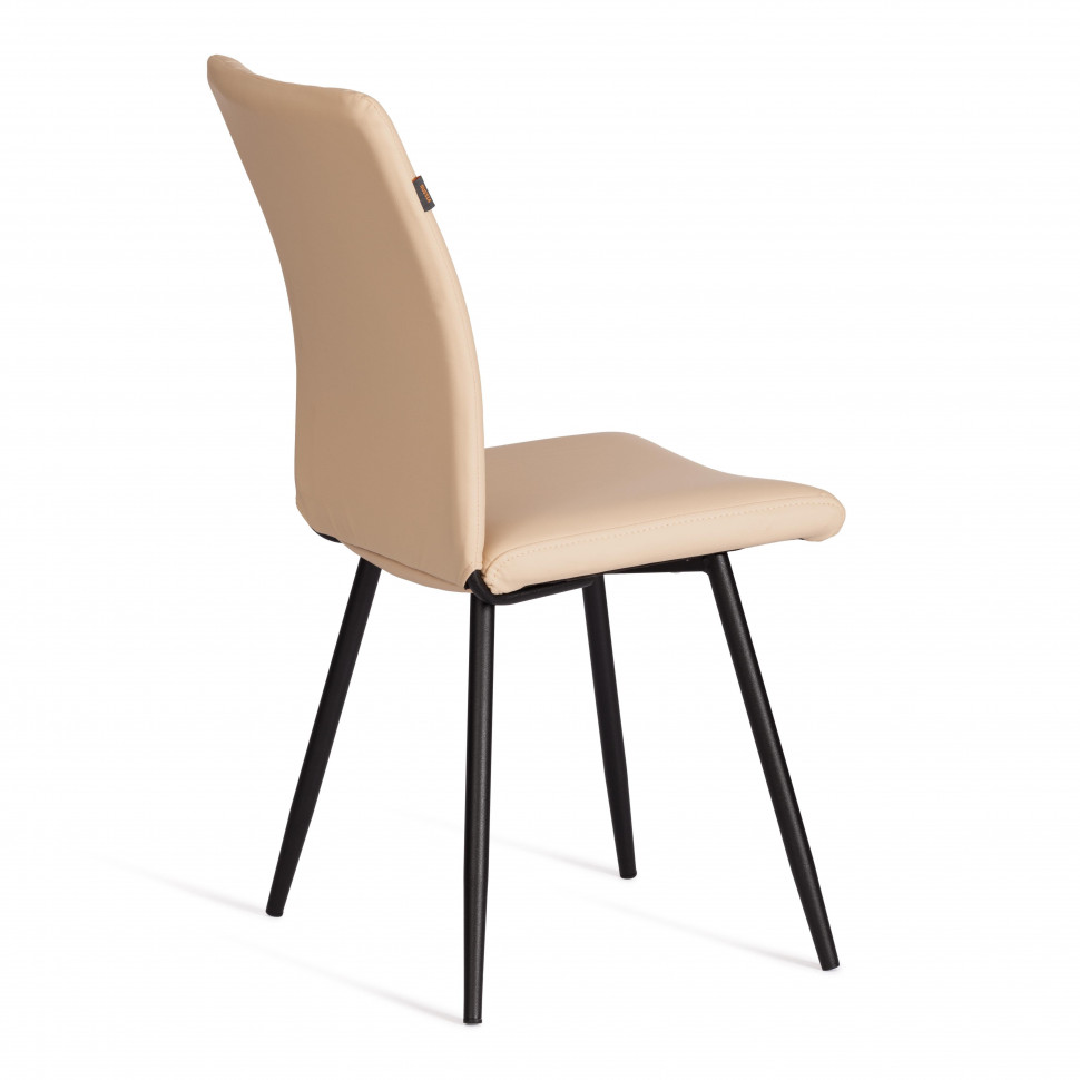 Стул обеденный Monte Carlo TREND, экокожа, бежевая, 49х51х93 см