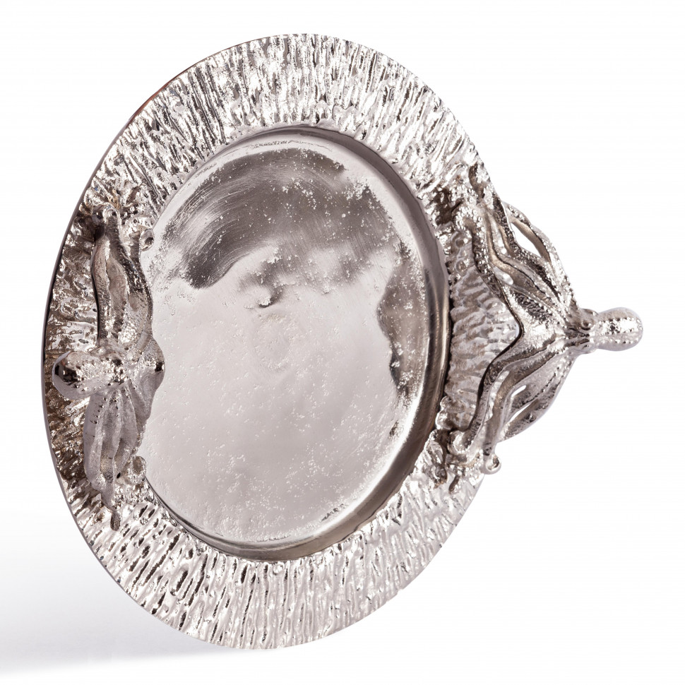 Поднос Secret De Maison OCTOPUS1 ( mod. 9309 ) алюминиевый сплав, 35x28,5x9 см, никель/nickel Поднос Secret De Maison OCTOPUS1 ( mod. 9309 ) алюминиевый сплав, 35x28,5x9 см, никель/nickel