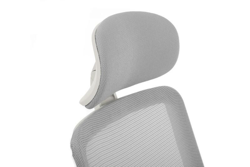 Кресло Ворк W-218C WHITE Светло-серый