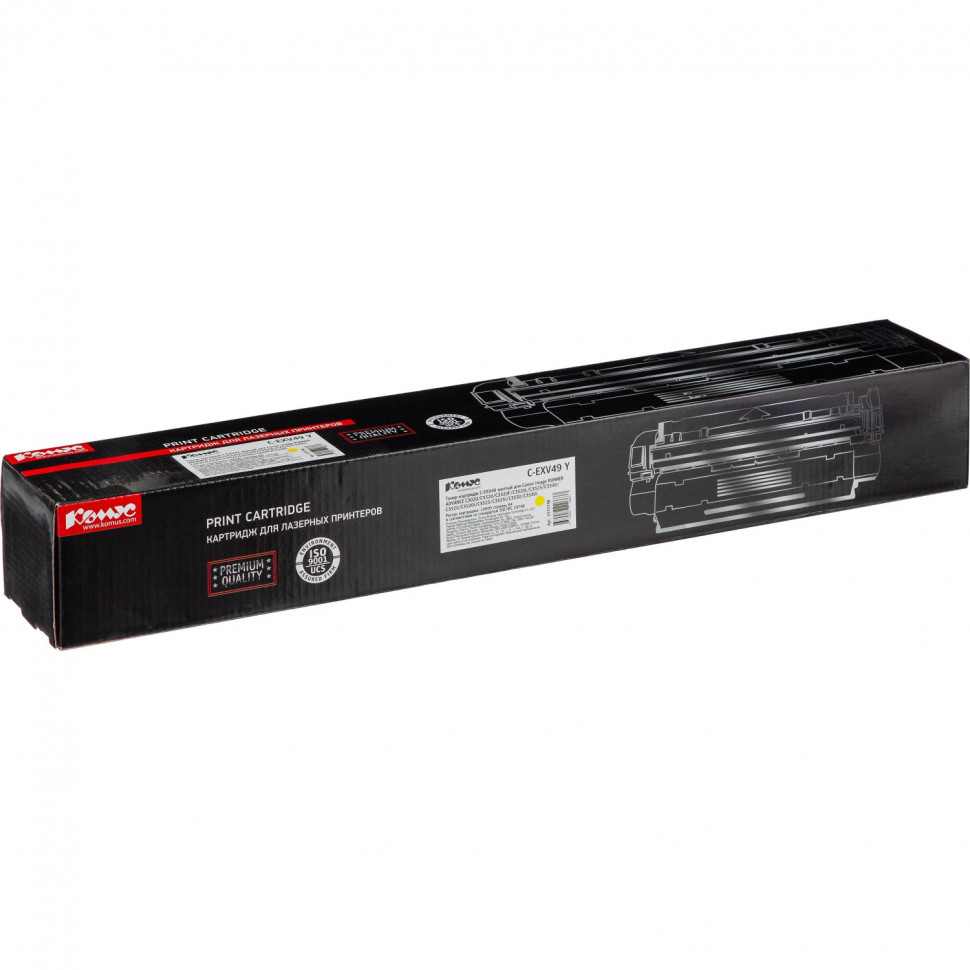 Тонер-картридж КОМУС C-EXV49 жел. для Canon iR-ADV C33xx