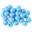 Бусины для творчества "Шарики", 8 мм, 30 грамм, бирюзовые, светло-голубые, голубые, ОСТРОВ СОКРОВИЩ, 661236