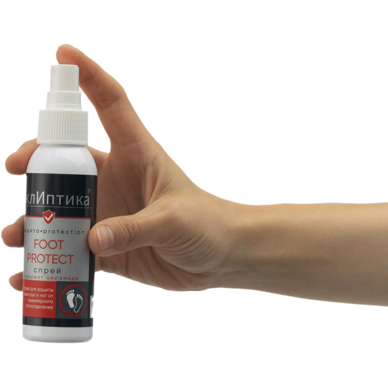 Спрей защитный для рук и ног от потоотд. ТМ ЭклИптика FOOT PROTECT,100 мл