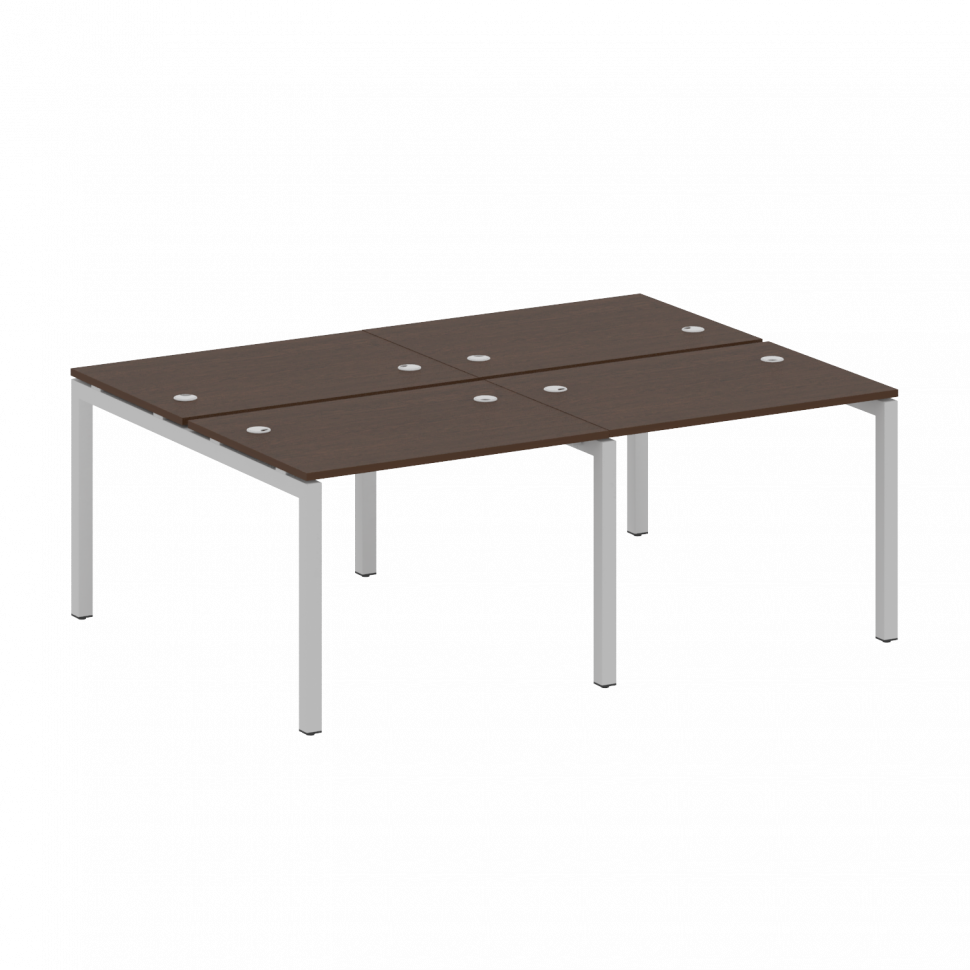 Metal System Quattro Рабочая станция на 4 места на П-образном м/к 50БП.СМ-4.1 Венге Цаво/Металл Серы Metal System Quattro Рабочая станция на 4 места на П-образном м/к 50БП.СМ-4.1 Венге Цаво/Металл Серы
