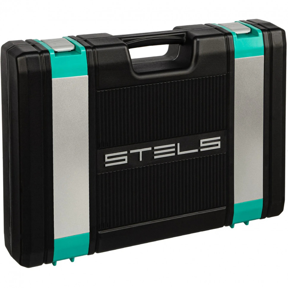 Набор инструмента Stels 98 предметов 1/2 1/4 CrV, пластиковый кейс (14111)