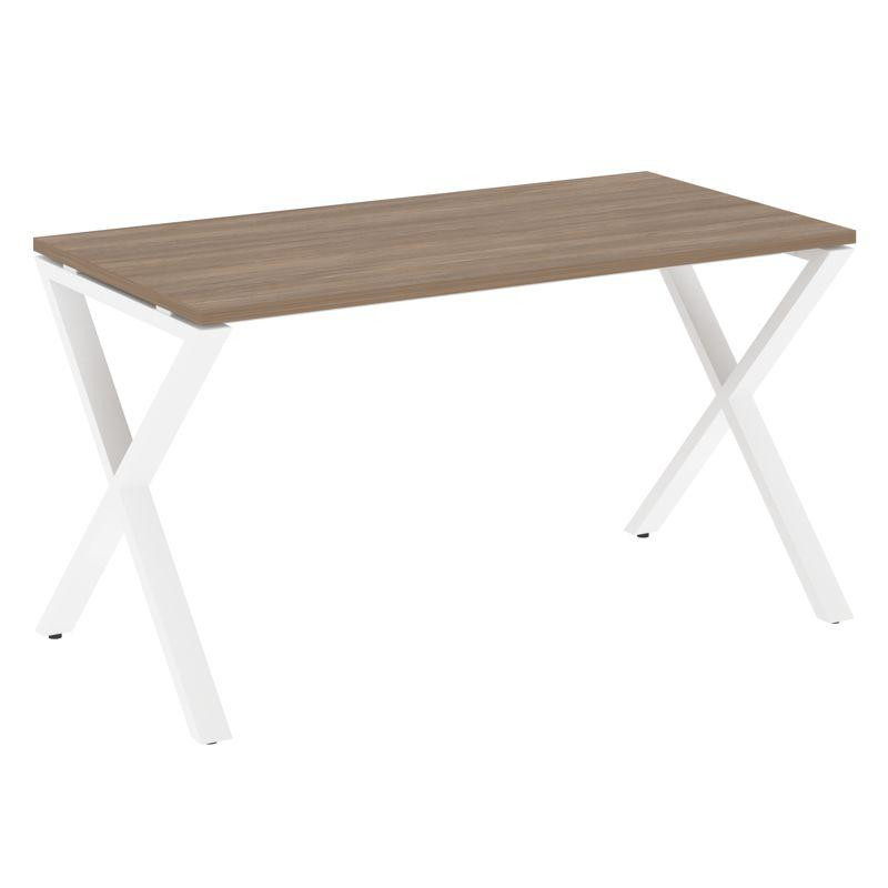 Loft Стол рабочий VR.L-SRX-3.7 Дуб Аризона/Металл Белый 1380*720*750 Loft Стол рабочий VR.L-SRX-3.7 Дуб Аризона/Металл Белый 1380*720*750