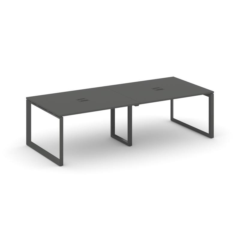 Style Project Стол переговорный SN-59O.SPRG-042 Антрацит/Металл Антрацит 2360*1180*750