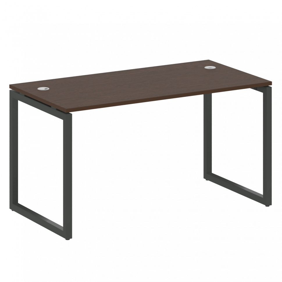 Metal System Quattro Стол письменный на О-образном м/к 40БО.СП-3 Венге Цаво/Металл Антрацит 1400*720 Metal System Quattro Стол письменный на О-образном м/к 40БО.СП-3 Венге Цаво/Металл Антрацит 1400*720