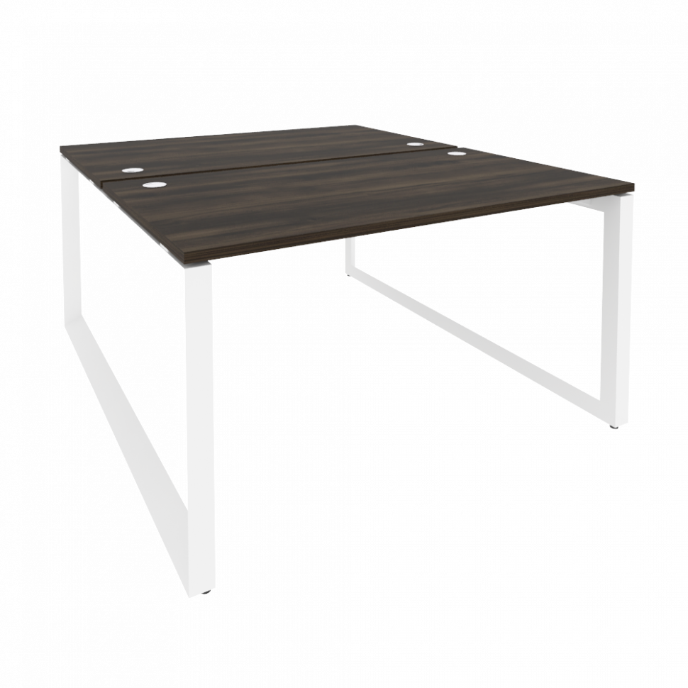 Onix Рабочая станция на О-образном м/к O.MO-D.RS-2.3.8 Дуб Мали/Металл Белый 1380*1635*750