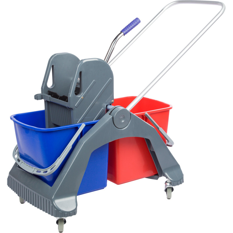 Тележка уборочная с отжимным прессом 100,2x50x81,5см 2х26л AF08092 Тележка уборочная с отжимным прессом 100,2x50x81,5см 2х26л AF08092