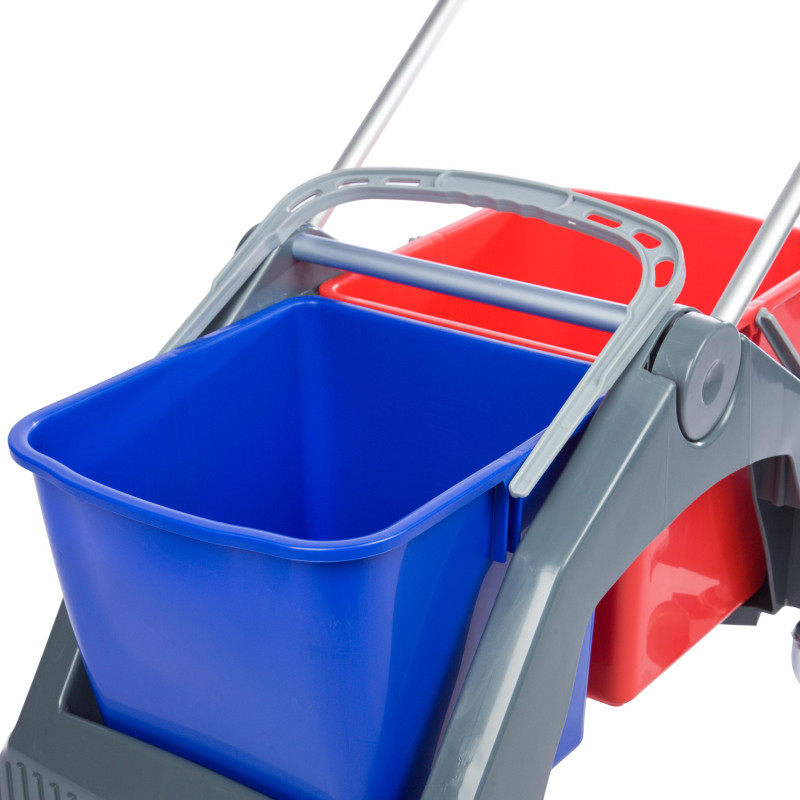 Тележка уборочная с отжимным прессом 100,2x50x81,5см 2х26л AF08092 Тележка уборочная с отжимным прессом 100,2x50x81,5см 2х26л AF08092